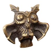 Aellinatey Vintage Light Weight Owl Shape Lanyard Beads Brass Beads Fashion Paracord Cord Beads for Lanyard Pendants
