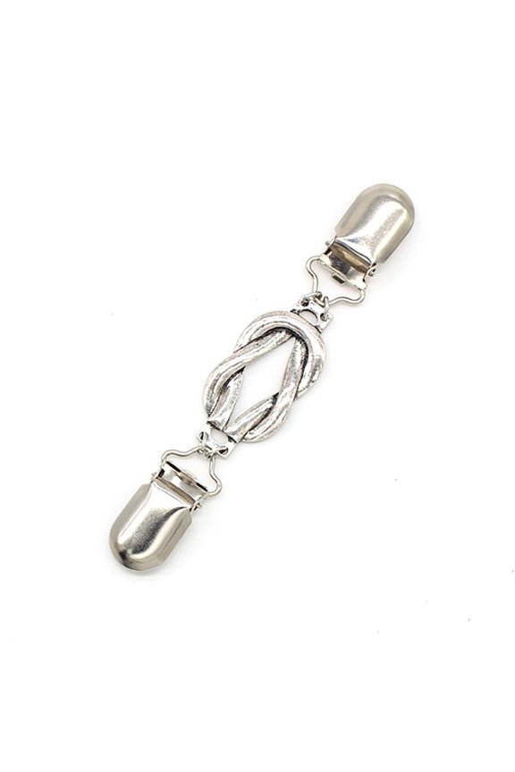 Vintage Sweater Clip Cardigan Scarf Clasp Charm For Elegant Neckline Protect