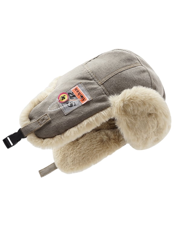 Winter Earflap Hat for Teens Keep Warm Protecting Ear Hat Windproof Outdoor