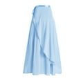thumbnail image 1 of Aellinatey Women Asymmetric Dance Skirts Chiffon Ballet Wrap Skirt Skate Over Scarf Skirts, 1 of 20