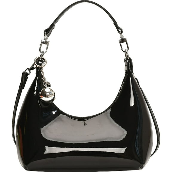 Aellinatey Women Fashion Armpit Bag PU Leather Handbag Simple Shoulder Crossbody Bag