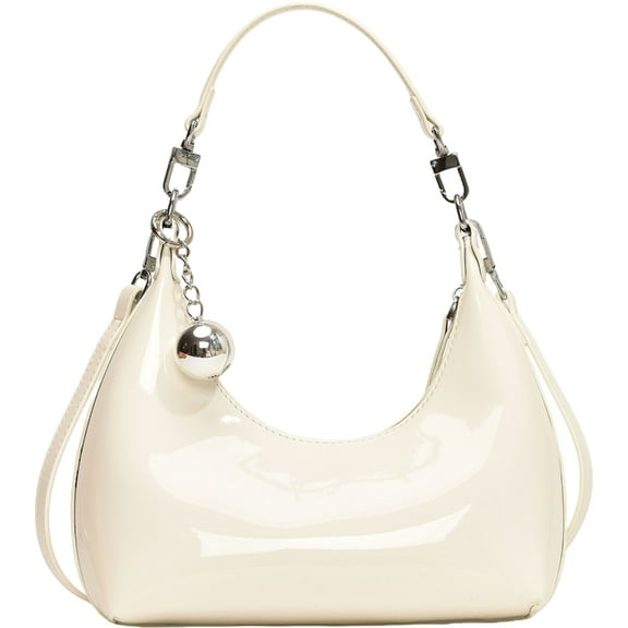 Aellinatey Women Fashion Armpit Bag PU Leather Handbag Simple Shoulder Crossbody Bag