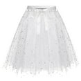 thumbnail image 1 of Aellinatey Women High Waist Pleated Mesh Midi Skirt Dace Tutu Skirt Layered Tulle Skirt, 1 of 10