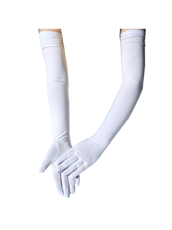 Women Operas Wedding Dress Glove Breathable Mardi Gras Elbow Length Gloves