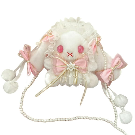 Aellinatey Women Rabbit Bag Crossbody Bag Shoulder Bag Cute Dolls Messenger Bag
