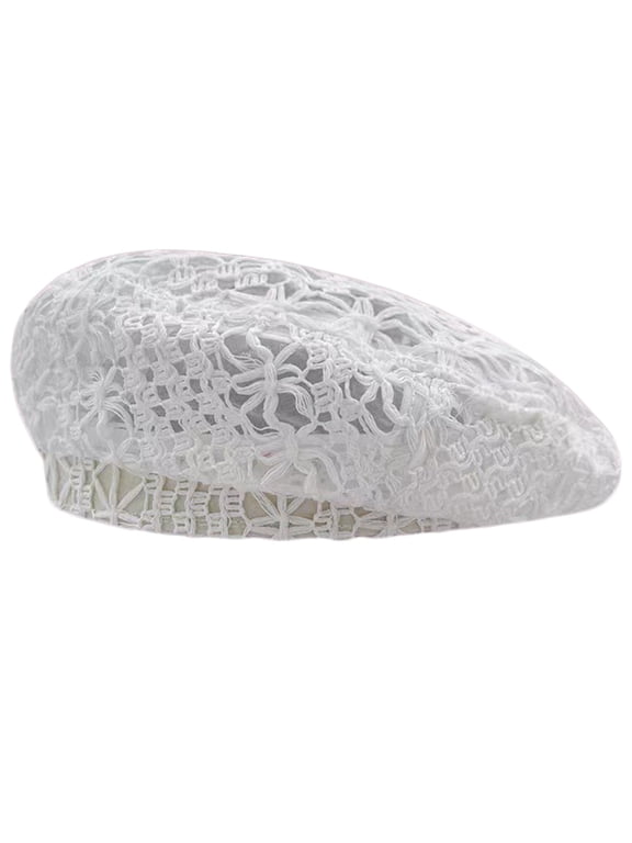 Women Summer Beret Baggy Crochet Knit Slouchy Beanie Beret Cap Ski Hat