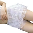 thumbnail image 1 of Aellinatey Women Tiered Ruffle Lace Bloomers Shorts Frilly Knickers Cake Pant Underpants, 1 of 21