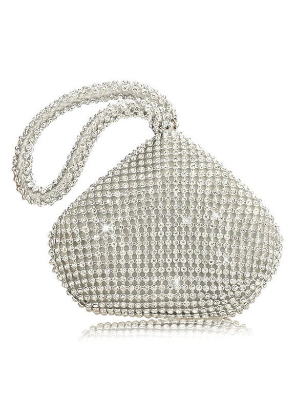 Women's for Triangle Glitter Handbag Purse Clutch Evening Luxury Bags Party Prom