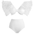 thumbnail image 2 of Jumppmile Womens Crochet Net Hollow Out Long High Waist Beach Pants Bathing Suit 2 of 14