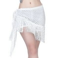 thumbnail image 1 of Aellinatey Womens Belly Dance Hip Scarf for Triangle Shawl Glitter Sequins Tassels Belt Crochet Tribal Wrap Skirt Waist Chain Cover, 1 of 15