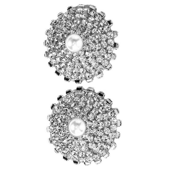 Womens Pearl Rhinestones Nipple Cover Reusable Adhesive Pasties Breast Sticker