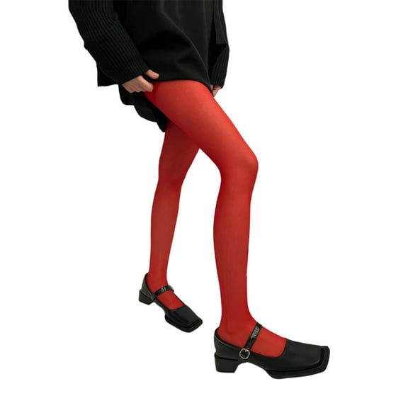 Aellinatey Womens Semi Opaque Colorful Tights Stockings Aesthetic Multi Colored Pantyhose