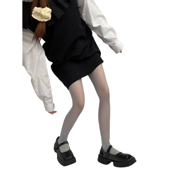 Aellinatey Womens Semi Opaque Colorful Tights Stockings Aesthetic Multi Colored Pantyhose