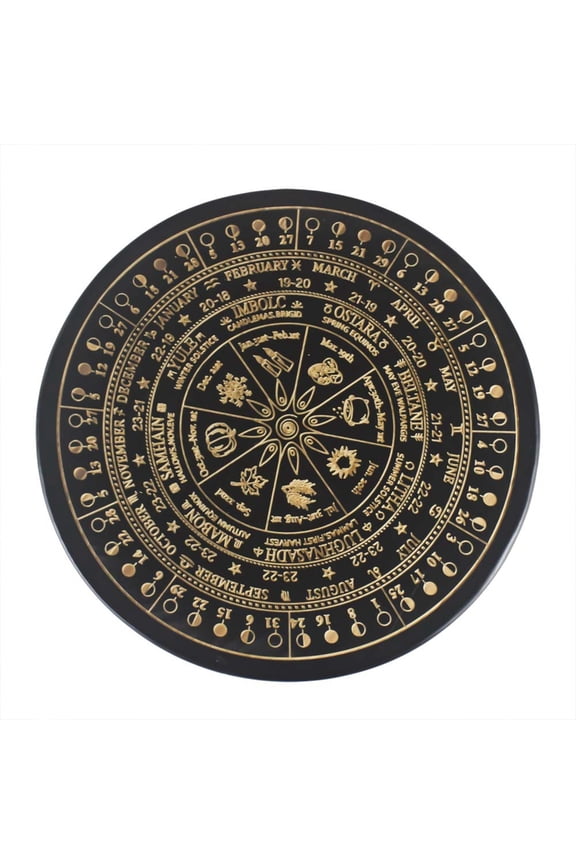 Wood Talking Pendulum Board Dowsing Divination Witchcraft Altar Pendulum Board