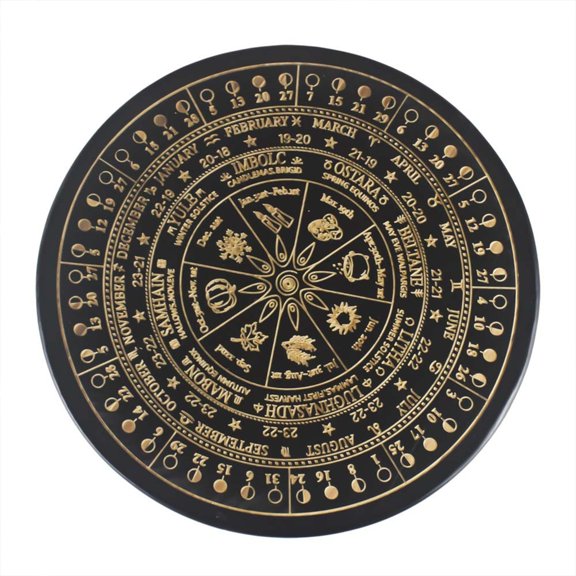 Aellinatey Wood Talking Pendulum Board Dowsing Divination Witchcraft Altar Pendulum Board