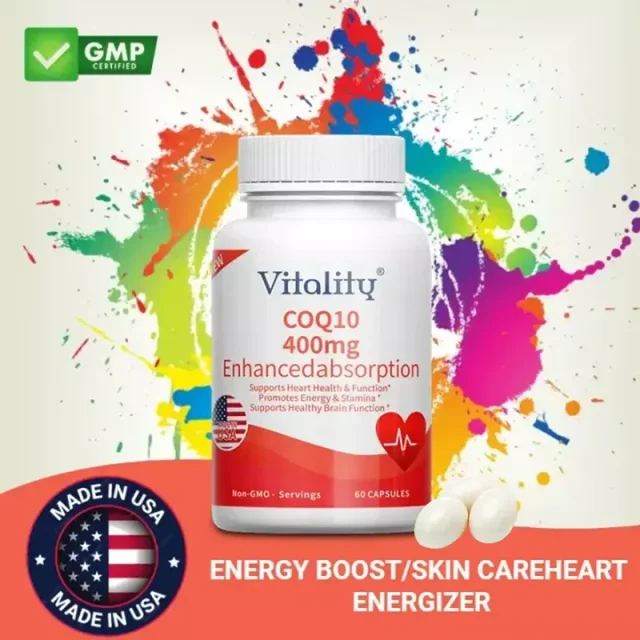 Aelona Coenzyme Q10 400mg Antioxidant, Heart Health Support, Increase