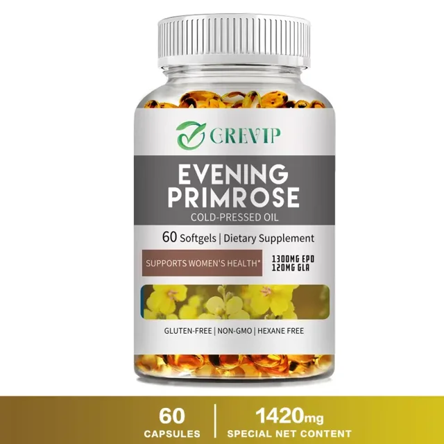 Aelona Evening Primrose 1420mg Hormone Balance, AntiAging, Whitening