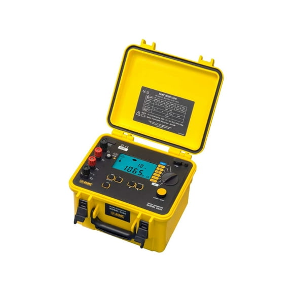 Aemc Instruments Micro Ohmmeter, 50 microohm Max, LCD 6240