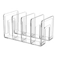 thumbnail image 1 of Aemutady 2-Pack Clear Acrylic Purse Organizer for Closet, 4-Section Handbag Divider Holder for Shelves, Closet Storage for Purses and Totes, 12.6 x 5.9 x 5.12 Inch, 1 of 6