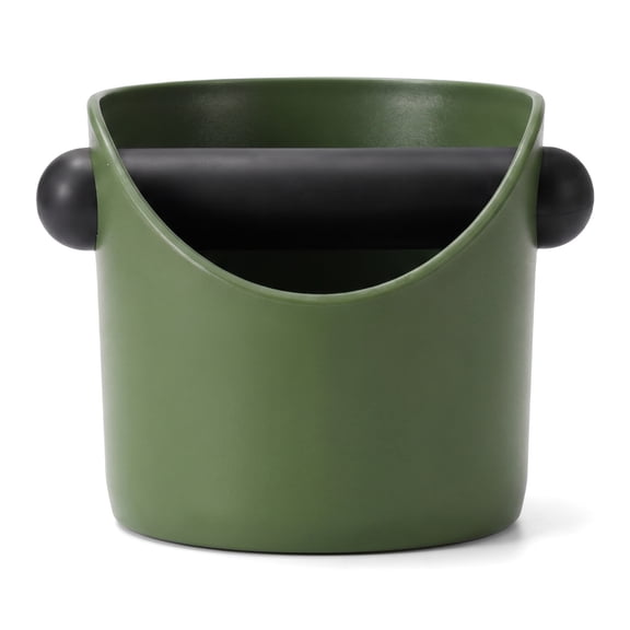 Aemutady Espresso Knock Box, ABS Coffee Grounds Bin, Removable Rubber Bar for Home Barista