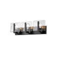 thumbnail image 1 of Golden Lighting Aenon 3-light Vanity in Matte Black, 1 of 5