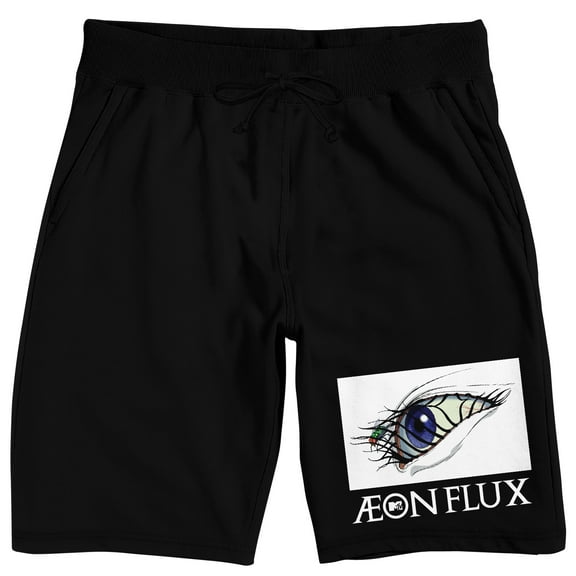 Aeon Flux Movie Logo Men's Black Sleep Pajama Shorts-XL