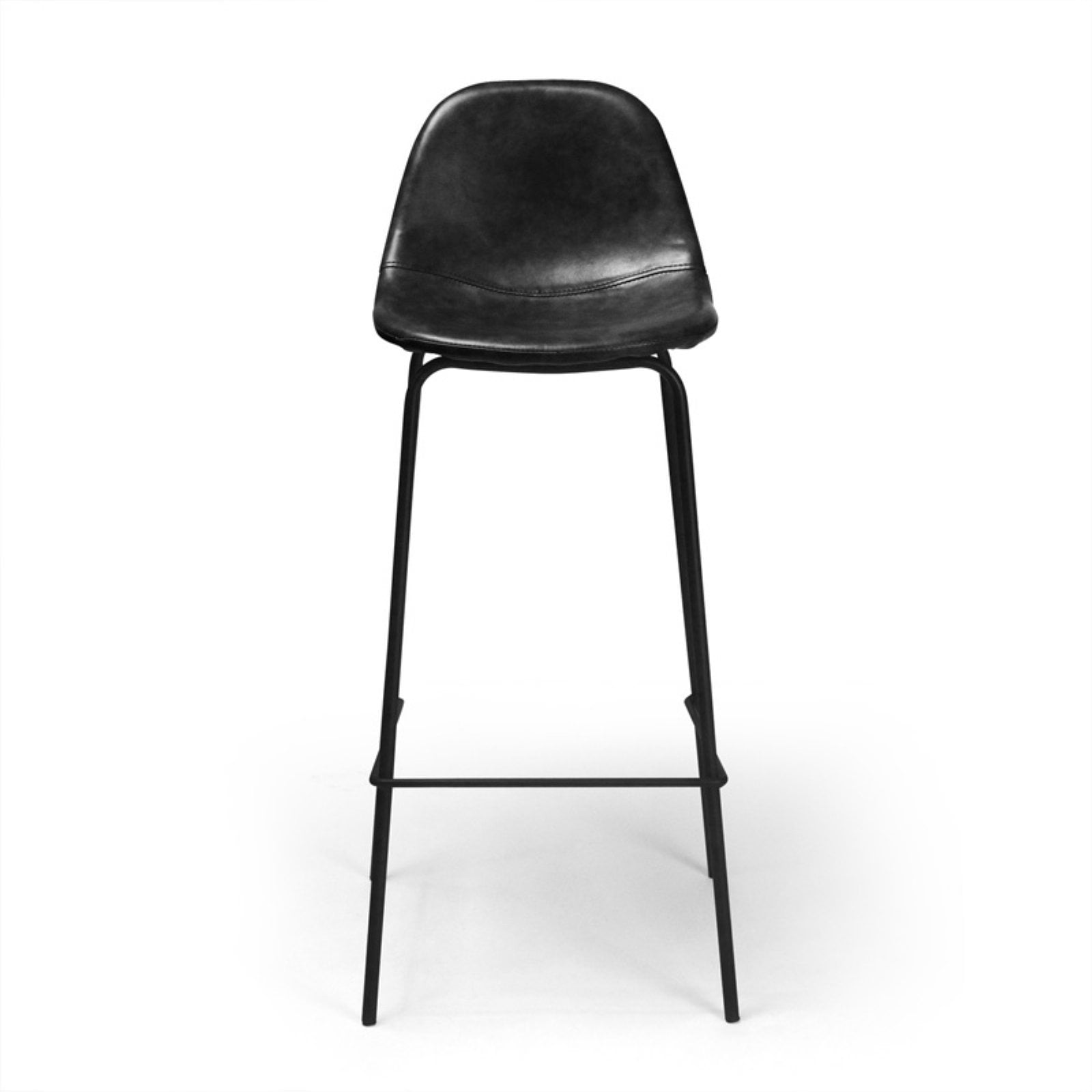 Aeon Furniture Maxine Modern Upholstered Faux Leather Barstool - Set of 2