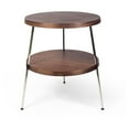 thumbnail image 1 of AEON Furniture By Sean Dix 23.5" Two Top End Table in Walnut, 1 of 2