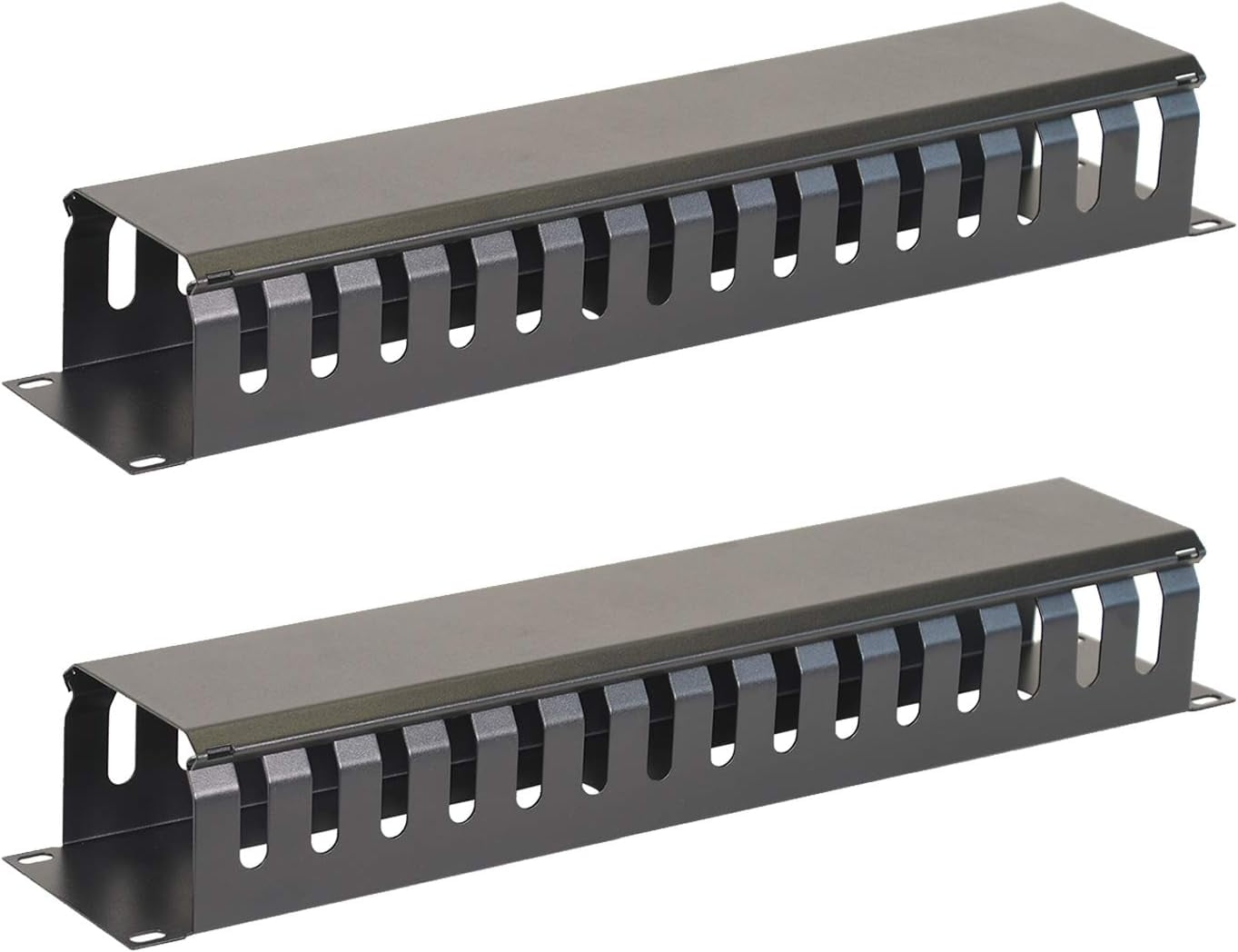 Aeons 2U Horizontal 19-inch Server Rack Mount Cable Management Raceway ...