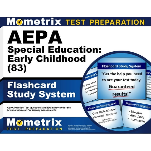 Aepa Special Education: Early Childhood (83) Flashcard Study System : Aepa Practice Test Questions and Exam Review for the Arizona Educator Proficiency Assessments (Cards)