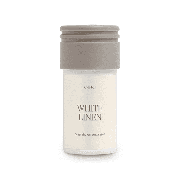 Aera Mini White Linen Home Fragrance Scent Refill, Clean Formula with Notes of Bright Citruses, and Juniper Berries Frolic with Delicate Florals - Works with Aera Mini Diffuser