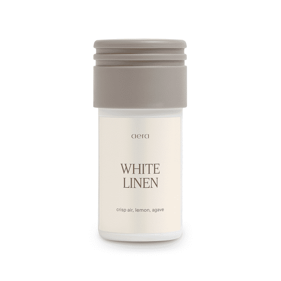 Aera Mini White Linen Home Fragrance Scent Refill, Clean Formula with Notes of Bright Citruses, and Juniper Berries Frolic with Delicate Florals - Works with Aera Mini Diffuser