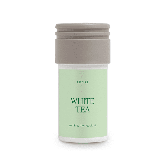 Aera Mini White Tea - Essential Oil for Home - Elegant Embrace Fragrance - Notes of White Tea, Jasmine and Thyme - Scent Refill - Capsule Size Works with Aera Mini Diffuser