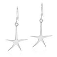 thumbnail image 1 of AeraVida Enchanting Ocean Sterling Silver Starfish Dangle Earrings, 1 of 5