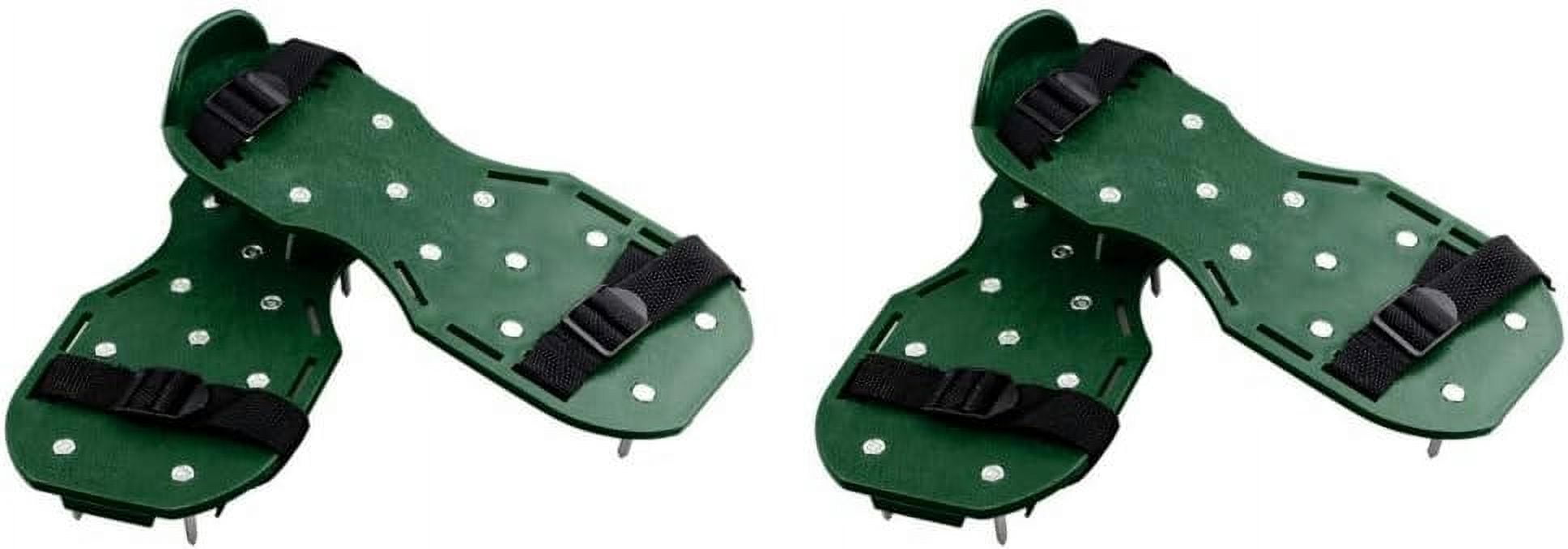 Aerator Lawn Tool Garden Nail Shoes Grass Loose Soil Cultivator Spikes Epoxy Yard Grass Cultivator Lawn Aerator Sandals Gardening Tool(2pair)
