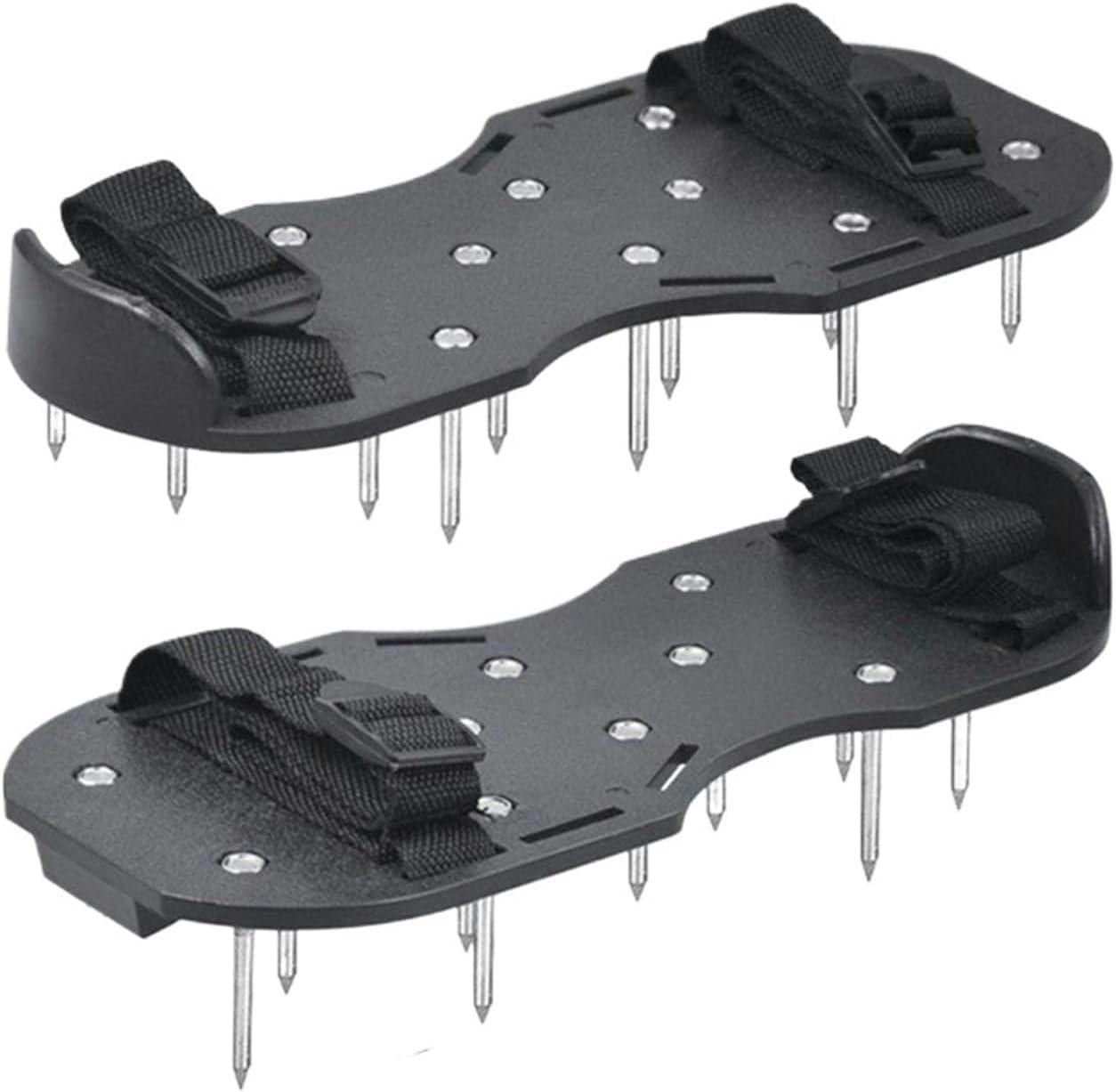 Aerator Lawn Tool Garden Nail Shoes Grass Loose Soil Tool 5cm Long Nail Lawn Aerator Grass Spikes Self-Leveling Epoxy Yard Cultivator(Green)