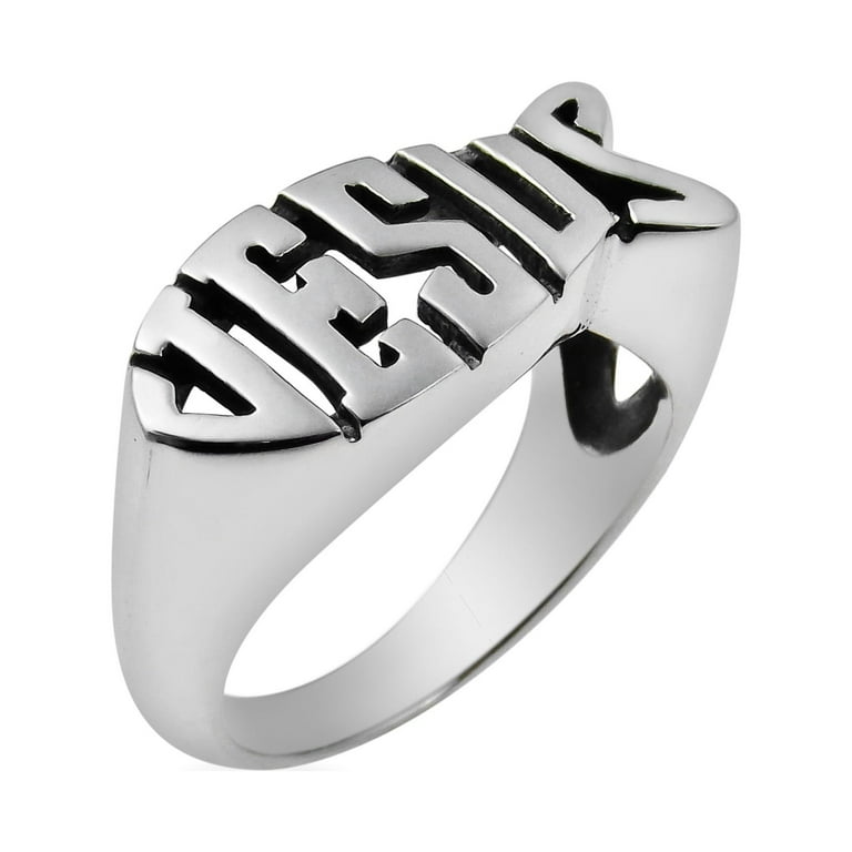 Aeravida Jesus Fish Ichthys Christian Symbol Sterling Silver