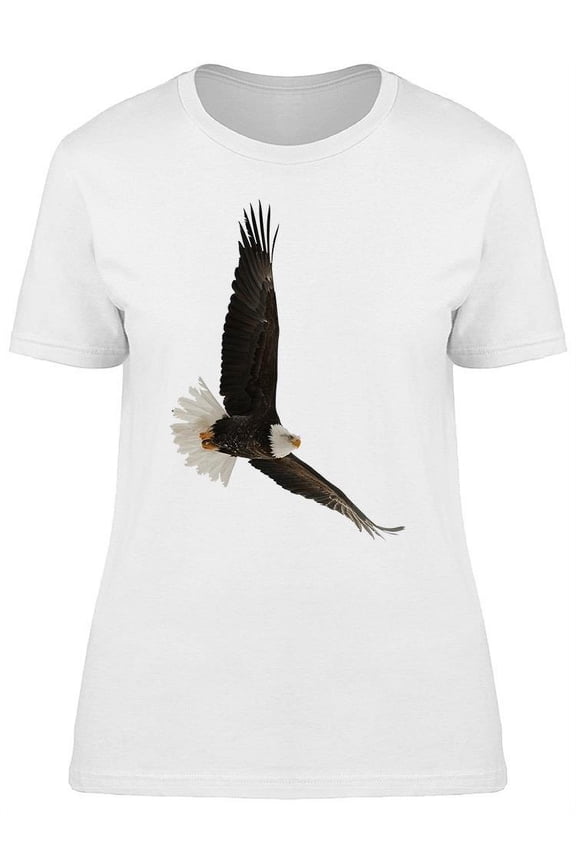 Aerial Bald Eagle T-Shirt Women -Image by Shutterstock, Female Small