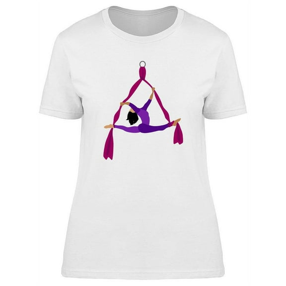 Aerial Dance Woman T-Shirt Women -Image by Shutterstock, Female Large