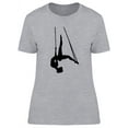 thumbnail image 1 of Aerial Dancer Upside Down T-Shirt Women -Image by Shutterstock, Female Medium, 1 of 2