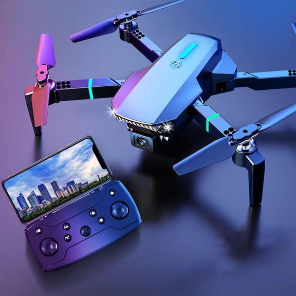 Aerial Drone With 4K Hd Camera, Foldable Quadcopter With Pressure Fixed Height, Modular Battery, Real-Time Fpv Transmission,Auto Photography,360° Flips,Remote Control Airplane For Adults & Beginners