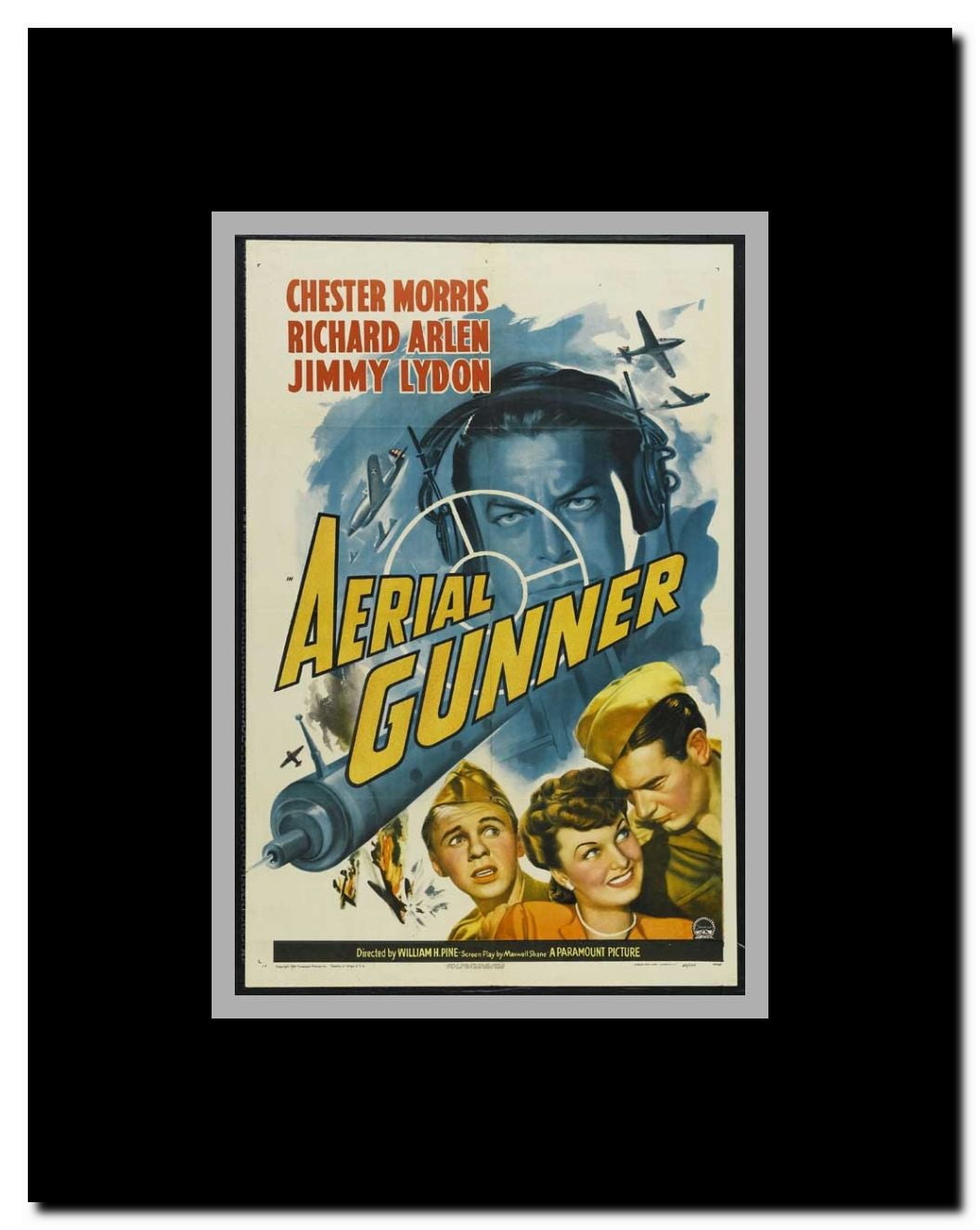 Aerial Gunner Framed Movie Poster