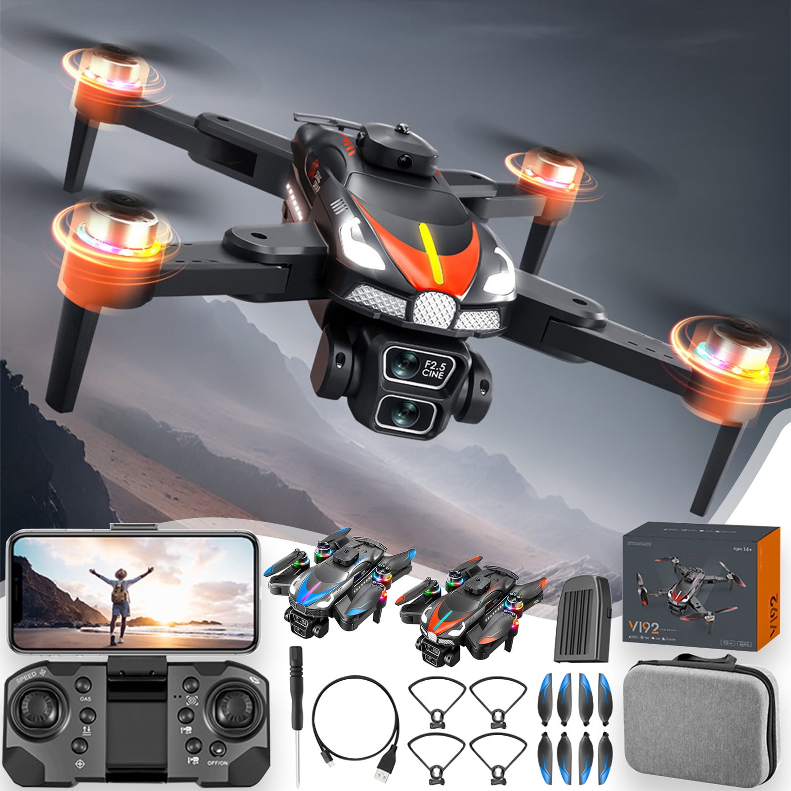 Aerial Photography Drone with ESC HD Camera Under 5 ! Yrmaups Brushless ...