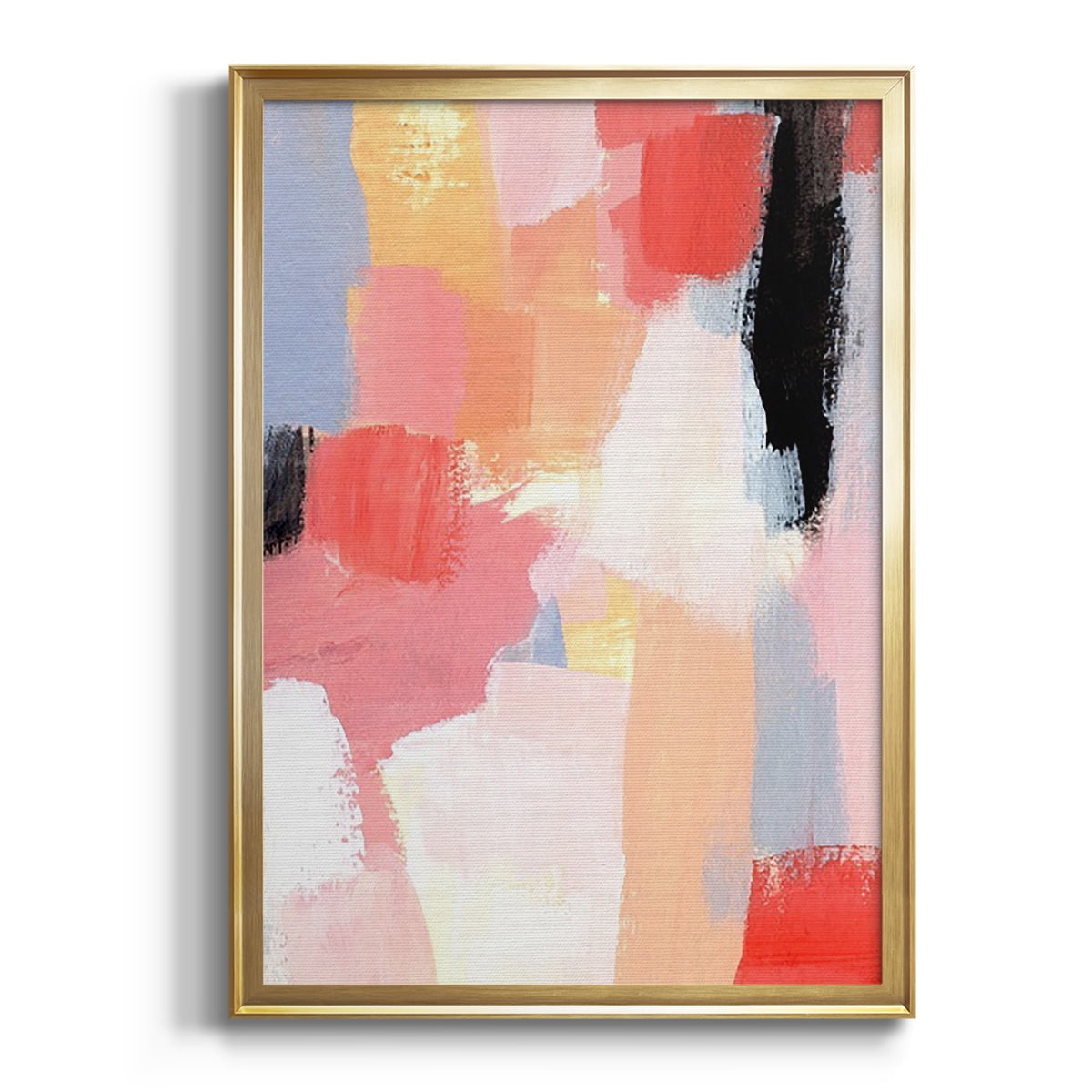 Aerial Scarlet I Premium Framed Print, in Gold, Black, or Silver - Ready to Hang