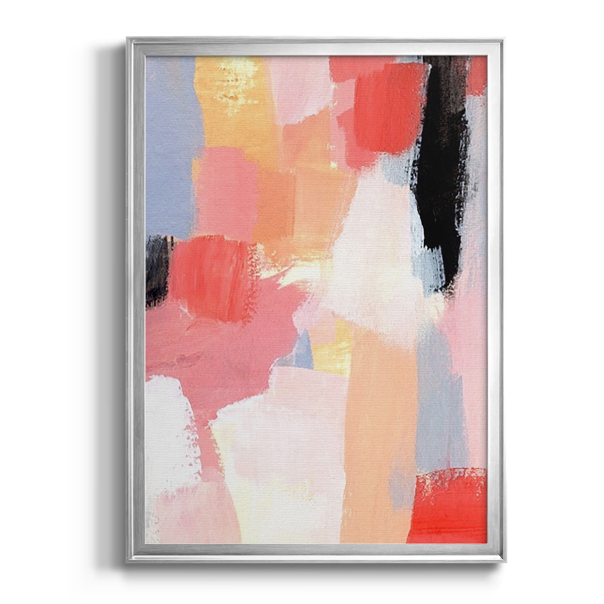 Aerial Scarlet I Premium Framed Print, in Gold, Black, or Silver - Ready to Hang