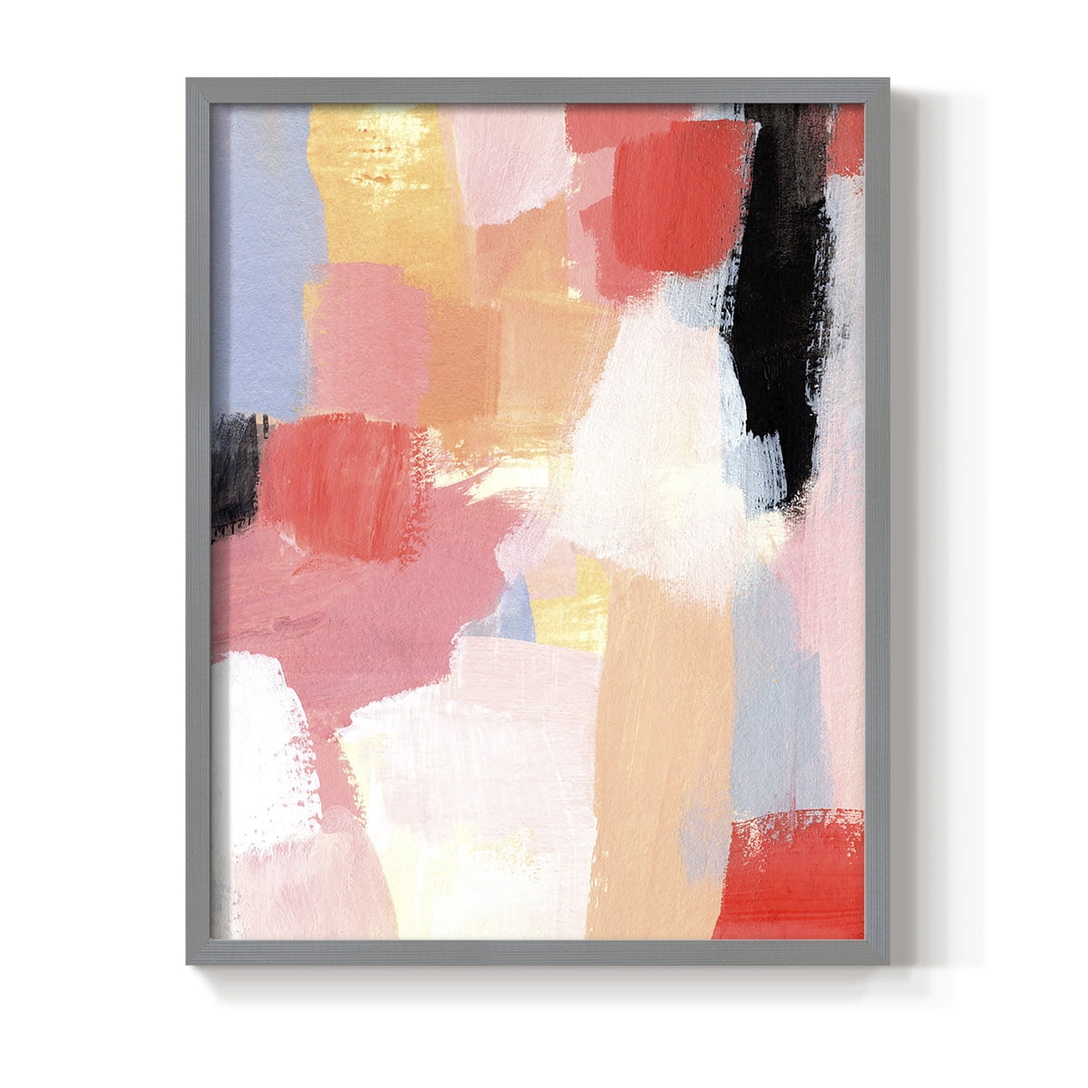 Aerial Scarlet I in Paper Solid Wood 22 x 28 Framed Print