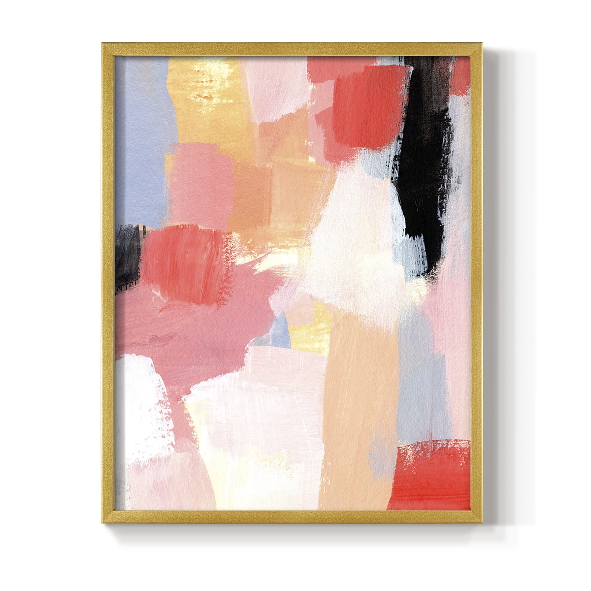 Aerial Scarlet I in Paper Solid Wood 22 x 28 Framed Print
