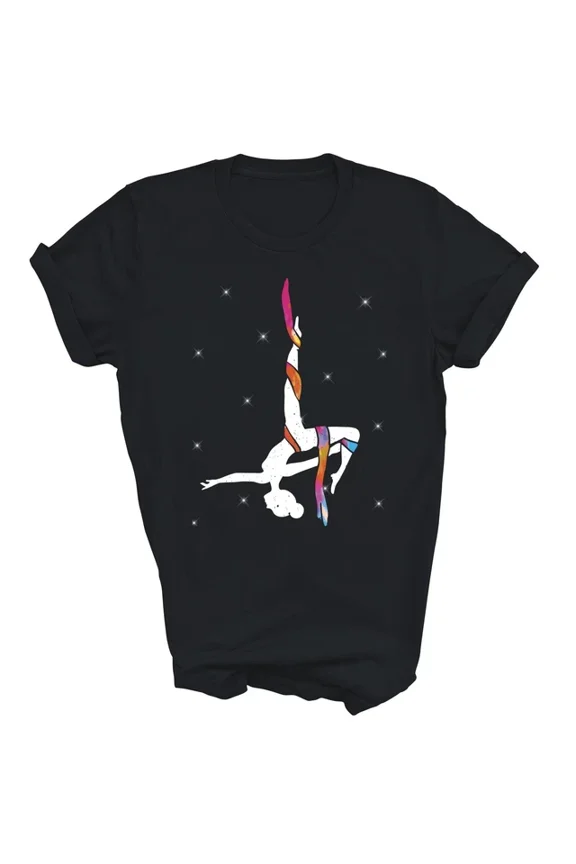 Aerial Silk Acrobatics Performer Graphic T-shirt