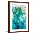 thumbnail image 1 of Art.com Aerial Summer - Aqua Waves Photographic Print by Philippe HUGONNARD, Brown Frame Wall Art, 17" x 23", 1 of 5