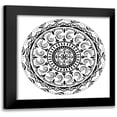 thumbnail image 1 of Aerial Swirl Circle 20x20 Black Modern Framed Museum Art Print Titled - Art Licensing Studio, 1 of 5